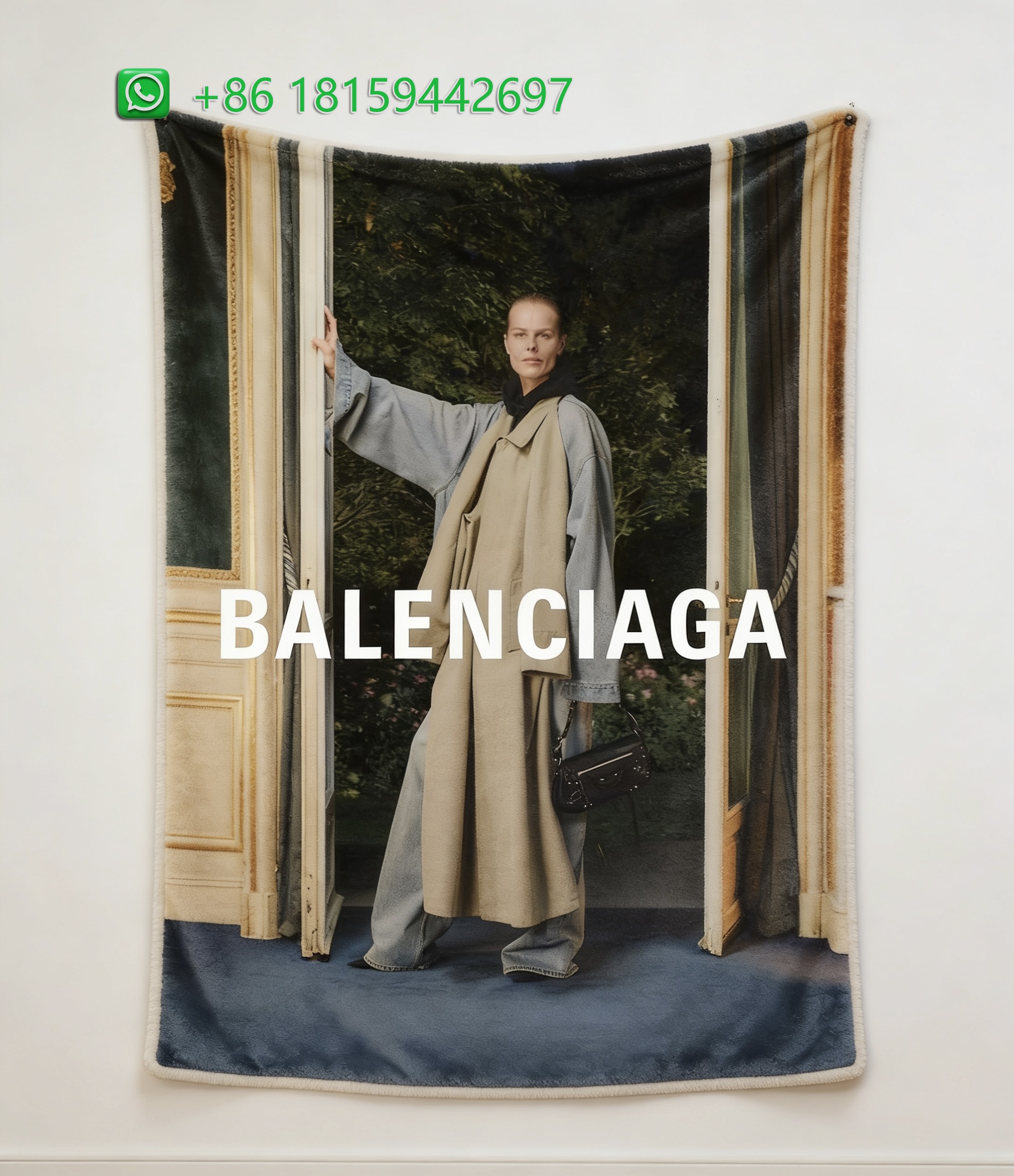 Balenciaga Throw Blankets